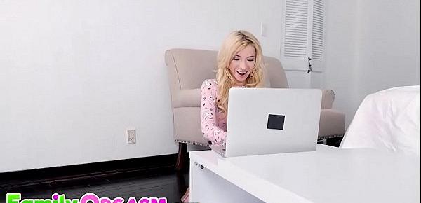  Sweet Blonde and Fucked by Stepbrother